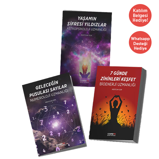 3'lü Dev PDF E-Kitap Eğitim Seti (Biyoenerji - Numeroloji - Astropsikoloji)