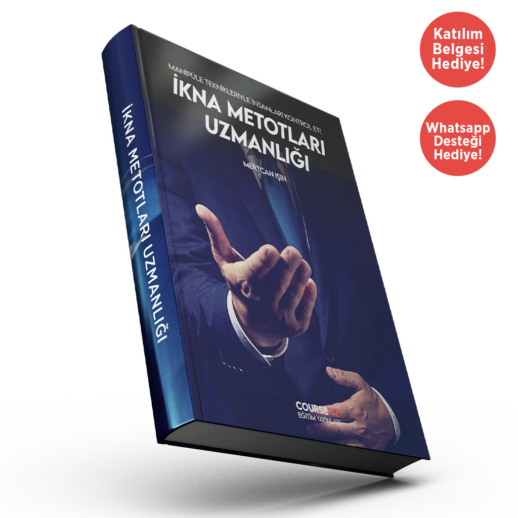 İkna ve Manipülasyon Eğitimi PDF E-kitabı (Katılım Belgesi Hediyeli)
