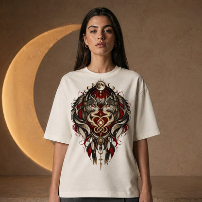 Aşk Tılsımlı Tişört – İki Ruh, Tek İz - Unisex