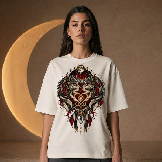 Aşk Tılsımlı Tişört – İki Ruh, Tek İz - Unisex