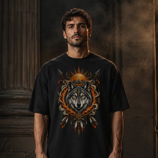 Cesaret Tılsımlı Tişört – Ateşin İçinden Geç - Unisex