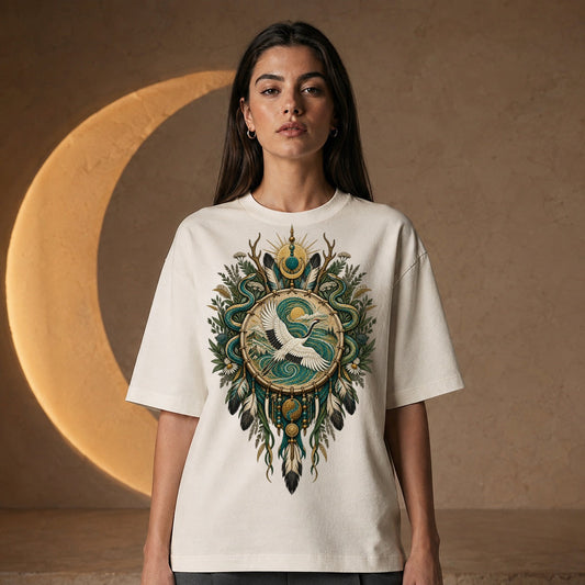 Şifa Tılsımlı Tişört – Ruhunun Ritmini Hatırla - Unisex