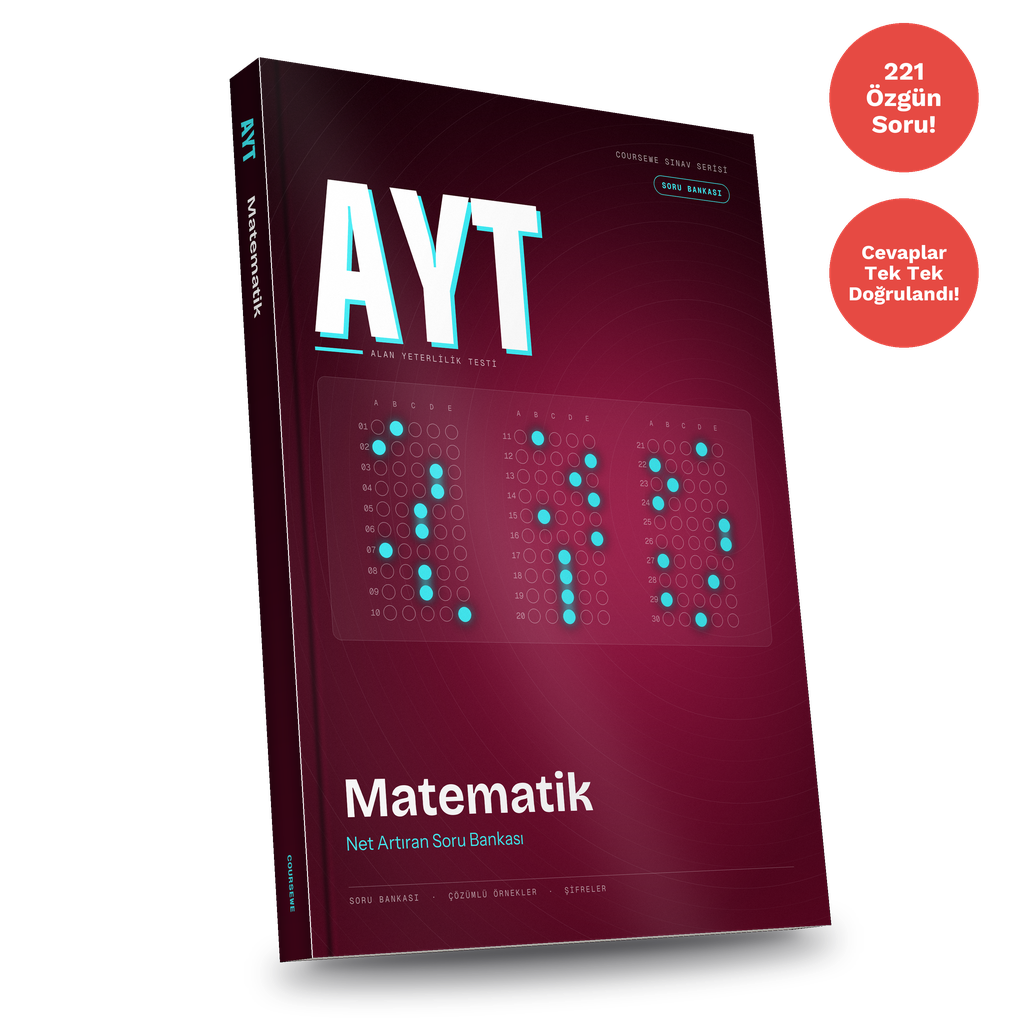AYT Matematik Soru Bankası PDF E-kitabı (221 Özgün Soru)