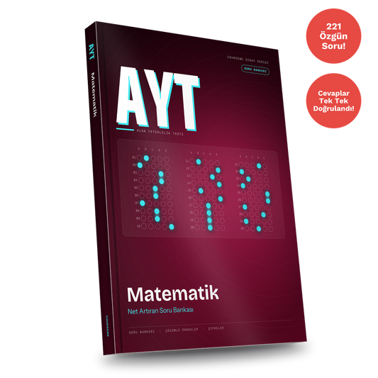 AYT Matematik Soru Bankası PDF E-kitabı (221 Özgün Soru)