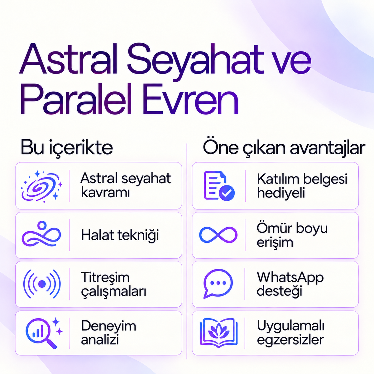Astral Seyahat ve Paralel Evren Eğitimi PDF E-kitabı (Katılım Belgesi Hediyeli) — içerik ve avantajlar