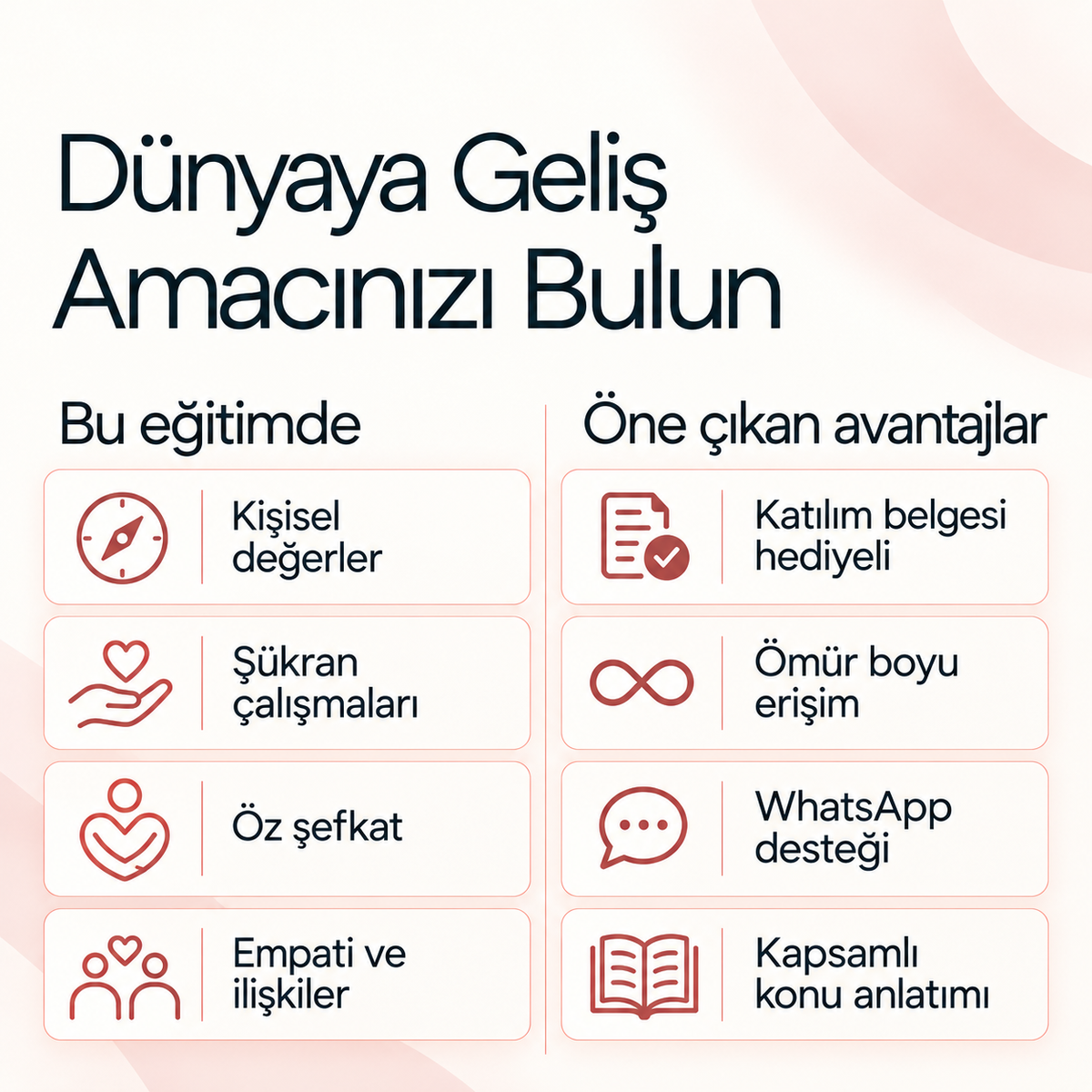 Dünyaya Geliş Amacınızı Bulun PDF E-kitabı (Katılım Belgesi Hediyeli) — içerik ve avantajlar