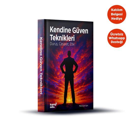 Kendine Güven Teknikleri: Duruş, Cesaret, Etki PDF E-Kitabı (Katılım Belgesi Hediyeli)