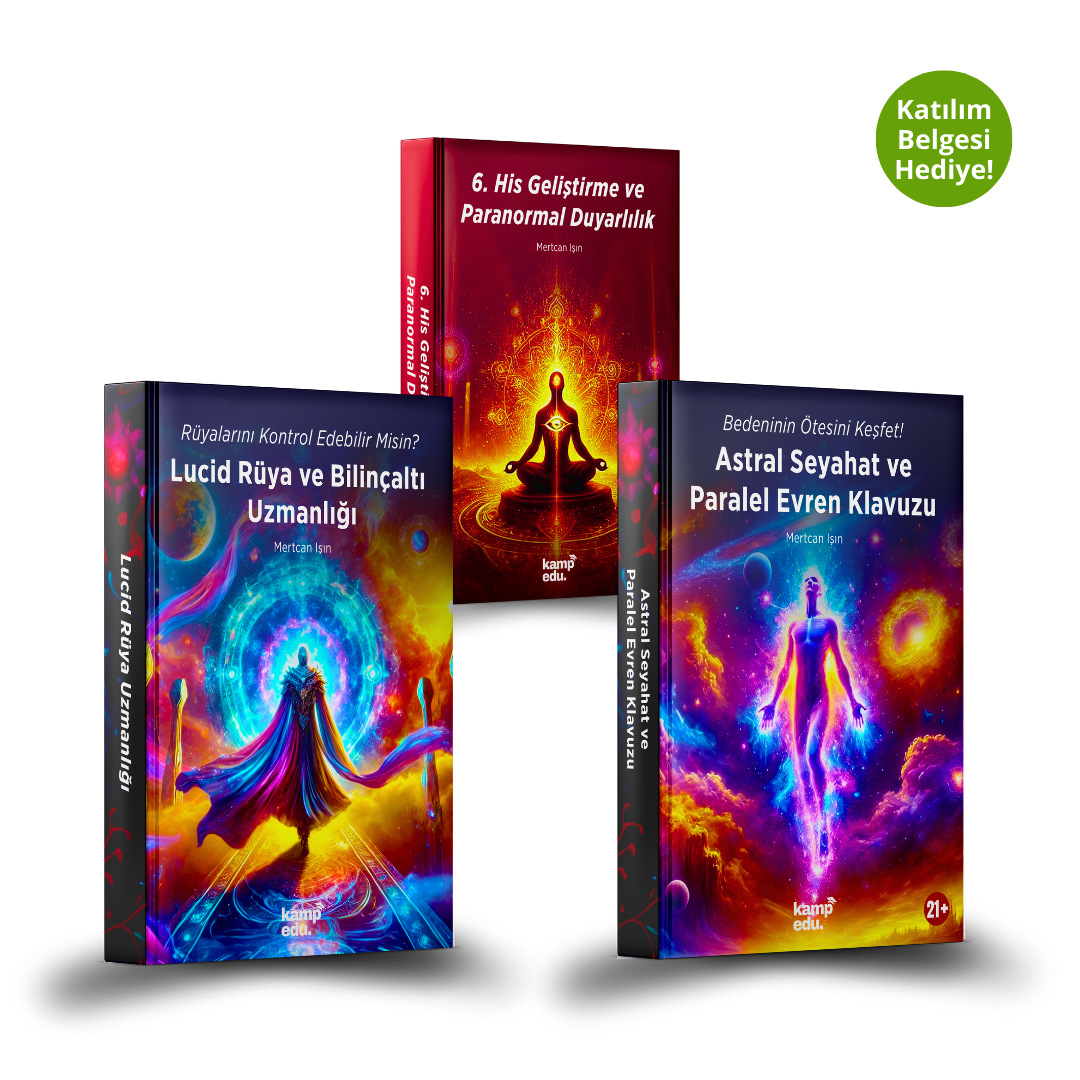 Bilinç ve Ruhsal Derinlik PDF E-Kitap Eğitim Seti (Lucid Rüya - Astral Seyahat - 6.His Geliştirme)