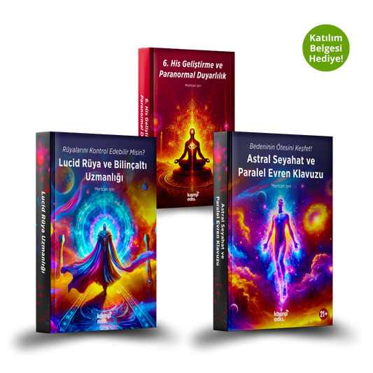 Bilinç ve Ruhsal Derinlik PDF E-Kitap Eğitim Seti (Lucid Rüya - Astral Seyahat - 6.His Geliştirme)